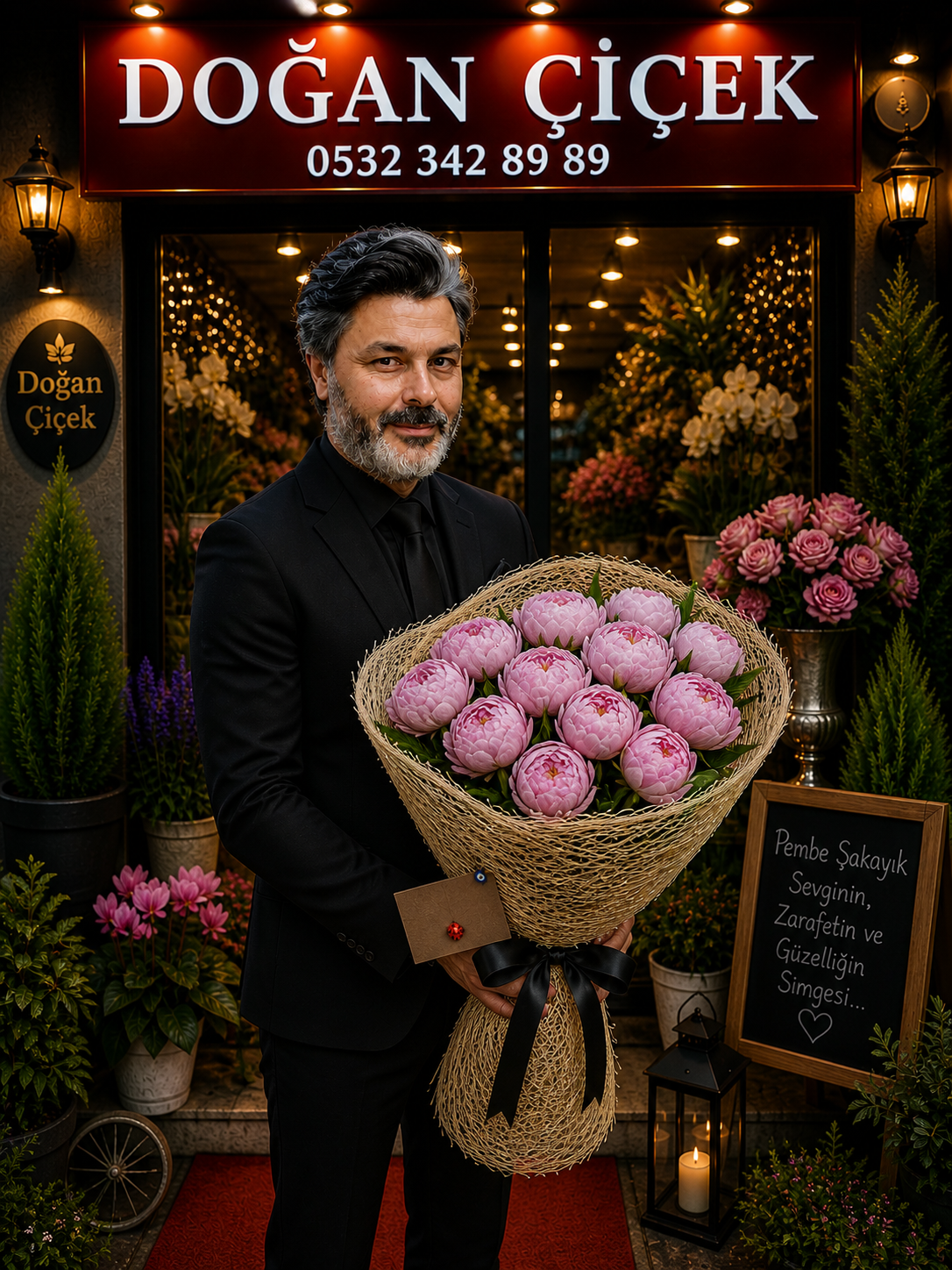 Pembe Þakayýk Buketi
