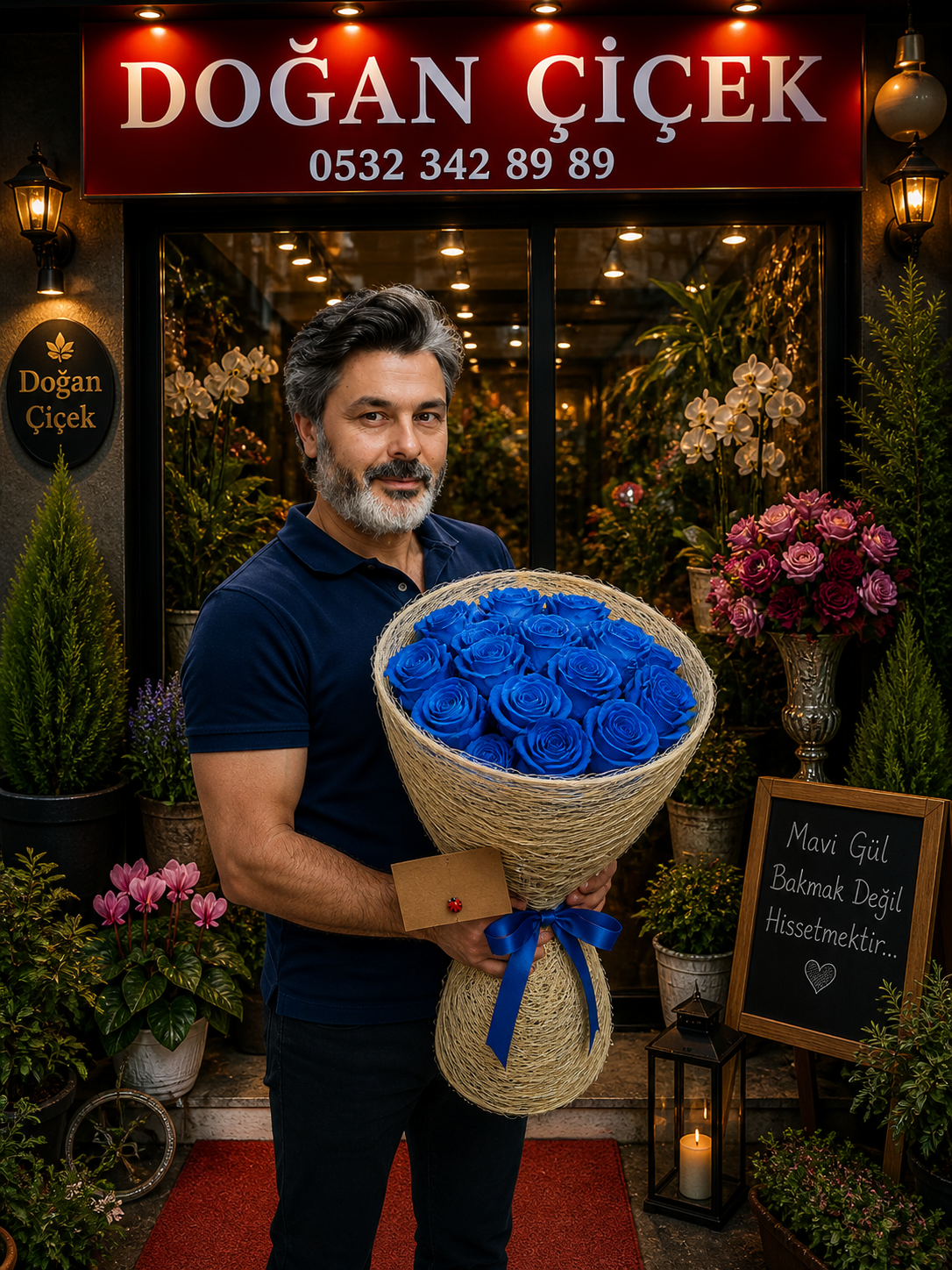 Ýthal Mavi Gül